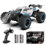 Scientoy 1/14 RC Cars Fast 50 KPH, 4WD Offroad RC Truck with 60 Mins Runtime, All Terrain High Speed Remote Control Car with 2 Rechargeable Batteries 2000 mAh, RC Cars for Adults and Boy Gifts