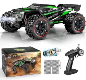 1:16 Scale All Terrain Fast RC Cars, 40KM/H High Speed 4WD Remote Control Car with 2 Rechargeable Batteries, 4X4 Off Road Monster Truck, 2.4GHz Electric Vehicle Toys Gifts for Kids and Adults