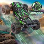 1:16 Scale All Terrain Fast RC Cars, 40KM/H High Speed 4WD Remote Control Car with 2 Rechargeable Batteries, 4X4 Off Road Monster Truck, 2.4GHz Electric Vehicle Toys Gifts for Kids and Adults