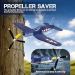 rcxsuv VOLANTEX F4U Corsair 4 Channel - Remote Control Airplane with 3 Flight Modes & XPilot Stabilization, 2.4G RC Airplane for Adults Beginner, One Key Aerobatic