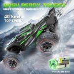 1:16 Scale All Terrain Fast RC Cars, 40KM/H High Speed 4WD Remote Control Car with 2 Rechargeable Batteries, 4X4 Off Road Monster Truck, 2.4GHz Electric Vehicle Toys Gifts for Kids and Adults