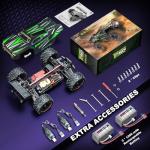 1:16 Scale All Terrain Fast RC Cars, 40KM/H High Speed 4WD Remote Control Car with 2 Rechargeable Batteries, 4X4 Off Road Monster Truck, 2.4GHz Electric Vehicle Toys Gifts for Kids and Adults