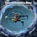 Remote with Screen Drone with Camera for Adult,1080P RC Drone with Flashing Lights,Smart Obstacle Avoidance FPV for Beginners with 8G Flashdrive and Card Reader