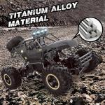 Jiakora RC Cars Remote Control Car 1:12 Off Road Truck, Metal Shell LED Headlights Offroad Monster RC Truck, 4x4 All Terrain Hobby RC Cars Toys for Boys Kids Adults Gifts 8-12