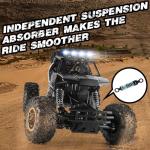 Jiakora RC Cars Remote Control Car 1:12 Off Road Truck, Metal Shell LED Headlights Offroad Monster RC Truck, 4x4 All Terrain Hobby RC Cars Toys for Boys Kids Adults Gifts 8-12