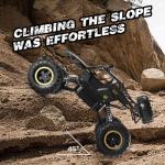 Jiakora RC Cars Remote Control Car 1:12 Off Road Truck, Metal Shell LED Headlights Offroad Monster RC Truck, 4x4 All Terrain Hobby RC Cars Toys for Boys Kids Adults Gifts 8-12