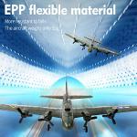 GoolRC B-17 RC Plane, 2 Channel RC Airplane, 2.4GHz Remote Control Airplane, Ready to Fly EPP Foam Glider, Fixed Wing RC Aircraft Flight Toys for Beginners and Adults