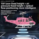 Ssccgym 315MM UH-1 Remote Control Helicopter Aircraft for Adults Expert 6CH C032 RC Heli Maintain Altitude Brushless Motor/Optical Flow Positioning/Fly Upside Down 3D Rolling (RTF Yellow 2Battery)