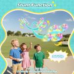 FUNPX LED RC Drone for Kids 6+, Christmas Birthday Gift for Boys & Girls with Remote Batteries, 360° Flips, 3 Speed Modes, 45 Min Flight Indoor and Outdoor Flying Toy - Blue Yellow