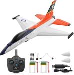 DEERC F-16 Style RC Airplane (X-62A Vista), 4-Channel Remote Control Jet with 6-axis Gyro Stabilizer EPP RTF Hobby Glider Aircraft Plane Easy to Fly for Adults Boys