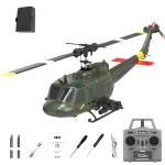 NBJIALIN RC ERA C032 UH-1 Huey Helicopter - Remote Control Helicopters for Adult, 1/48 Sacle 2.4G 6CH Gyro Stabilized Aircraft with Altitude Hold & Optical Flow,3D Stunt Drone (Green)