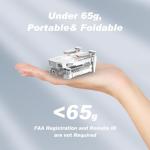 Mini drone for Kids,Drones with Camera for Adults,Kids Drone with Gesture Control, One Key Start/Land, 3D Flips, Waypoints Fly, Headless Mode, 1080P HD FPV Foldable RC Quadcopter Toys Gifts for Boys