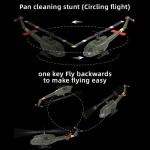 NBJIALIN RC ERA C032 UH-1 Huey Helicopter - Remote Control Helicopters for Adult, 1/48 Sacle 2.4G 6CH Gyro Stabilized Aircraft with Altitude Hold & Optical Flow,3D Stunt Drone (Green)