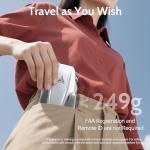 GPS Drone with Dual 4K UHD Cameras for Beginners, Adults & Kids, Brushless Motor, WiFi FPV, Under 249g, SD Card Slot (Card Not Included), 50-Min Flight, 2,625ft Range, Auto Return, 5G Transmission, Altitude Hold, Foldable — RC Quadcopter Gift