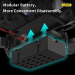 Remote Control Airplane RC Plane Drones for Kids 8-12 Boys Adult Flying Foam Air Plane Toy for Beginner with Stable Hovering,6-axis Gyro,360° Flips,Circle Fly,LED Light,Low Battery Alarm,2.4Ghz