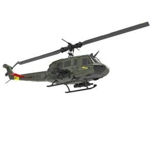 RC ERA C032 Huey UH1 6CH Gyro Stabilized RC Aircraft with Altitude Hold & Optical Sensor, 3D RC Helicopter RTF for Beginners, Adults Upgraded Transmitter (Green with Weapons (ERA-C032-G))