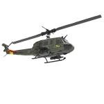 RC ERA C032 Huey UH1 6CH Gyro Stabilized RC Aircraft with Altitude Hold & Optical Sensor, 3D RC Helicopter RTF for Beginners, Adults Upgraded Transmitter (Green with Weapons (ERA-C032-G))