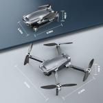 GPS Drone with 4K Camera for Adults, Foldable RC Quadcopter with 1640ft Range Video Transmission, 3-Axis Gimbal, 46 Mins Flight Time, Auto Return, Follow Me, Circle Fly, Waypoint Fly, Gesture Control