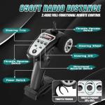 Scientoy 1:14 RC Cars 50 KM/H, High Speed 4WD All Terrain RC Truck, Offroad Remote Control Car with 60 Mins Running, Fast RC Cars for Adults with 2 2000 mAh Rechargeable Batteries,Gifts for Teen Boys