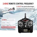 GoolRC WLtoys F949S RC Airplane, 2.4Ghz 3CH RC Plane with Gyroscope, EPP Remote Control Airplane, Easy to Fly RC Aircraft with 3 Batteries