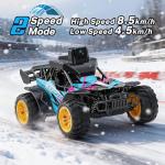 RC Truck with Camera, 2.4GHz FPV Remote Control Car with 2.4" LCD Screen, RC Car with 45° Adjustable Camera, 2 Speeds Modes, Alloy Body, Remote Control Off-Road Truck for Adults Kids Beginners