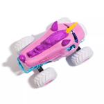Monster Jam Sparkle Smash Remote Control Truck, 1:15 Scale, Official RC Monster Truck Toy with Pink Unicorn Design, Indoor/Outdoor Fun