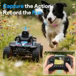 RC Truck with Camera, 2.4GHz FPV Remote Control Car with 2.4" LCD Screen, RC Car with 45° Adjustable Camera, 2 Speeds Modes, Alloy Body, Remote Control Off-Road Truck for Adults Kids Beginners
