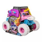 Monster Jam Sparkle Smash Remote Control Truck, 1:15 Scale, Official RC Monster Truck Toy with Pink Unicorn Design, Indoor/Outdoor Fun