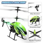 Dwi Dowellin RC Helicopter, Remote Control Helicopter Toy for Kids with 26 Mins Flight(2 Batteries), 8 Light Modes,Easy Control for Boys Girls Age 8-12(Green)