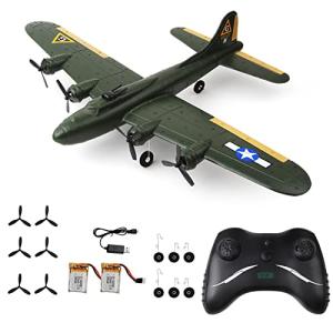 PLRB TOYS RC Plane Remote Control Airplane RTF 2.4GHz Radio Control B17 Lighting Aircraft for Beginner