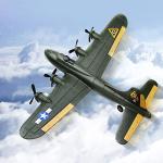 PLRB TOYS RC Plane Remote Control Airplane RTF 2.4GHz Radio Control B17 Lighting Aircraft for Beginner