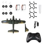 PLRB TOYS RC Plane Remote Control Airplane RTF 2.4GHz Radio Control B17 Lighting Aircraft for Beginner