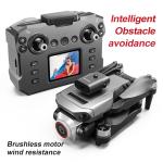 RC Drone with Screen Display Remote Control, 1080P Dual Camera, Speed Adjustment, Altitude Hold, One-Key Takeoff, 3D Flips, 2 Batteries, Hovering, Brushless Motor, APP Control, Plane Copter, LED Lights, Adult Beginners FPV Hobby Quadcopter Airplane Helicopter