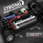 HRB 2pcs 4S 2600mAh Lipo Battery 60C 14.8V RC Lipo Battery Compatible with RC Car RC Airplane RC Truck RC Boat