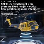 NBJIALIN RC ERA C032 UH-1 Huey Helicopter - Remote Control Helicopters for Adult, 1/48 Sacle 2.4G 6CH Gyro Stabilized Aircraft with Altitude Hold & Optical Flow,3D Stunt Drone (Yellow)