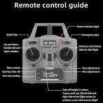 NBJIALIN RC ERA C032 UH-1 Huey Helicopter - Remote Control Helicopters for Adult, 1/48 Sacle 2.4G 6CH Gyro Stabilized Aircraft with Altitude Hold & Optical Flow,3D Stunt Drone (Yellow)