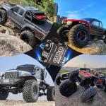 GOTECK 60KG Brushless Digital Servo,High Voltage 14V Metal Gear Waterproof Steering Servo with 25T Servo Horn for 1/8 1/10 RC Crawler Car,Robot,Boat,Truck Robot Parts (GB6011MG-270°)