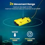 Mini Underwater Drone with 4K Camera & Remote