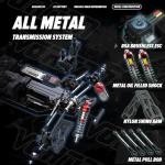 Hosim Mini 1:8 Rc Truck for Adults, Vortan Brushless Rc Truck Gas Powered Rc Cars for Adults Fast Rc Car 50MPH, All Terrain Remote Control Car for Adults Hobby Rc Car Monster Truck 4WD with 3S Battery