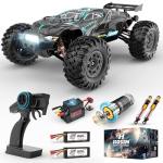 Hosim 1:10 Brushless RC Cars for Adults, 68+KMH Remote Control Car Fast, 4WD All Terrain Rc Trucks Off Road Waterproof Hobby Grade Large Racing Buggy Toy Gift Monster Trucks-Upgradeable to 3S Battery