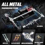 Hosim 1:10 Brushless RC Cars for Adults, 68+KMH Remote Control Car Fast, 4WD All Terrain Rc Trucks Off Road Waterproof Hobby Grade Large Racing Buggy Toy Gift Monster Trucks-Upgradeable to 3S Battery