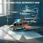 SYMA Remote Control Helicopter - S53H Rescue RC Helicopters with Upgraded Protection System, Lifelike Simulation, Easy to Fly, Educational Toy & Gift for Boys Girls Beginners