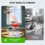 SYMA Remote Control Helicopter - S53H Rescue RC Helicopters with Upgraded Protection System, Lifelike Simulation, Easy to Fly, Educational Toy & Gift for Boys Girls Beginners