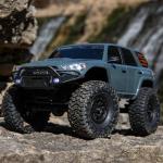 Axial RC Truck 1/24 SCX24 Toyota 4Runner 4X4 RTR Brushed Rock Crawler, RTR (Battery and Charger Included) Gray, AXI-2035T2