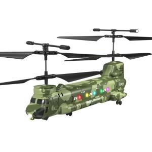 OBEST LM19-D Chinook RC Helicopter,Remote Control Military Helicopter,Twin-Propeller with Altitude Hold,One Key take Off/Landing,Army RC Toys for Boys and Military Fans