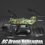 OBEST LM19-D Chinook RC Helicopter,Remote Control Military Helicopter,Twin-Propeller with Altitude Hold,One Key take Off/Landing,Army RC Toys for Boys and Military Fans