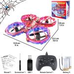 BEZGAR Mini Drone Easy to fly Beginner, LED Remote Control Drones, RC Quadcopter with Auto Hovering, 3 Speed Mode, 360° Flips Stunt, Headless Mode, Obstacle Avoidance, Birthday Gifts for Kids 8-12