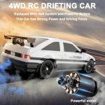 High-Speed 1:16 4WD RC Drift Car with LED Lights