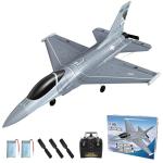 RCSHOBBY RC Plane 4 Channel RC Airplane 2.4Ghz RC Jet Ready to Fly F-16 Fighter Falcon Remote Control Airplane for Adults with X-Pilot Stabilizer System & One Key Aerobatic, Best Gift for RC Hobbyist
