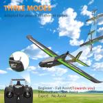 VOLANTEXRC New Version RC Plane,Remote Control Airplane for Adults,4-Channel RC Plane with Durable Foam Construction,3 Flight Modes,One-Key Stunts,Comprehensive Accessories Kit,23.6*18.1 inches,RTF